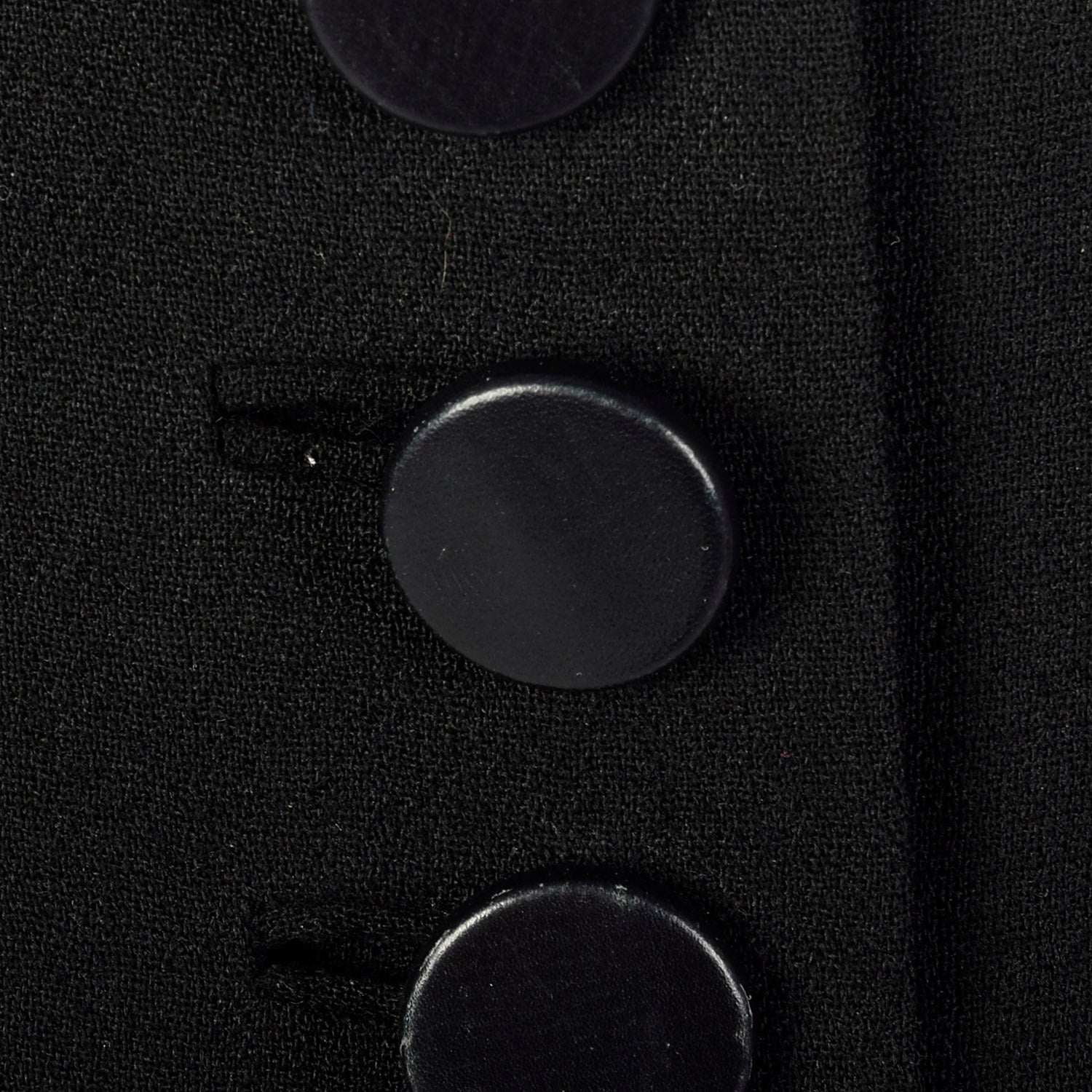 Small 1950s Black Dress with Pleated Underlay