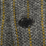 1970s Mens Brooks Brothers Bespoke Gray Tweed Jacket