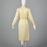 1980s Jean Louis Scherrer Boutique Silk Dress