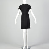 XXS 1960s Little Black Dress