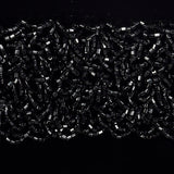 1960s Black Velvet Shift Dress with Heavy Beading