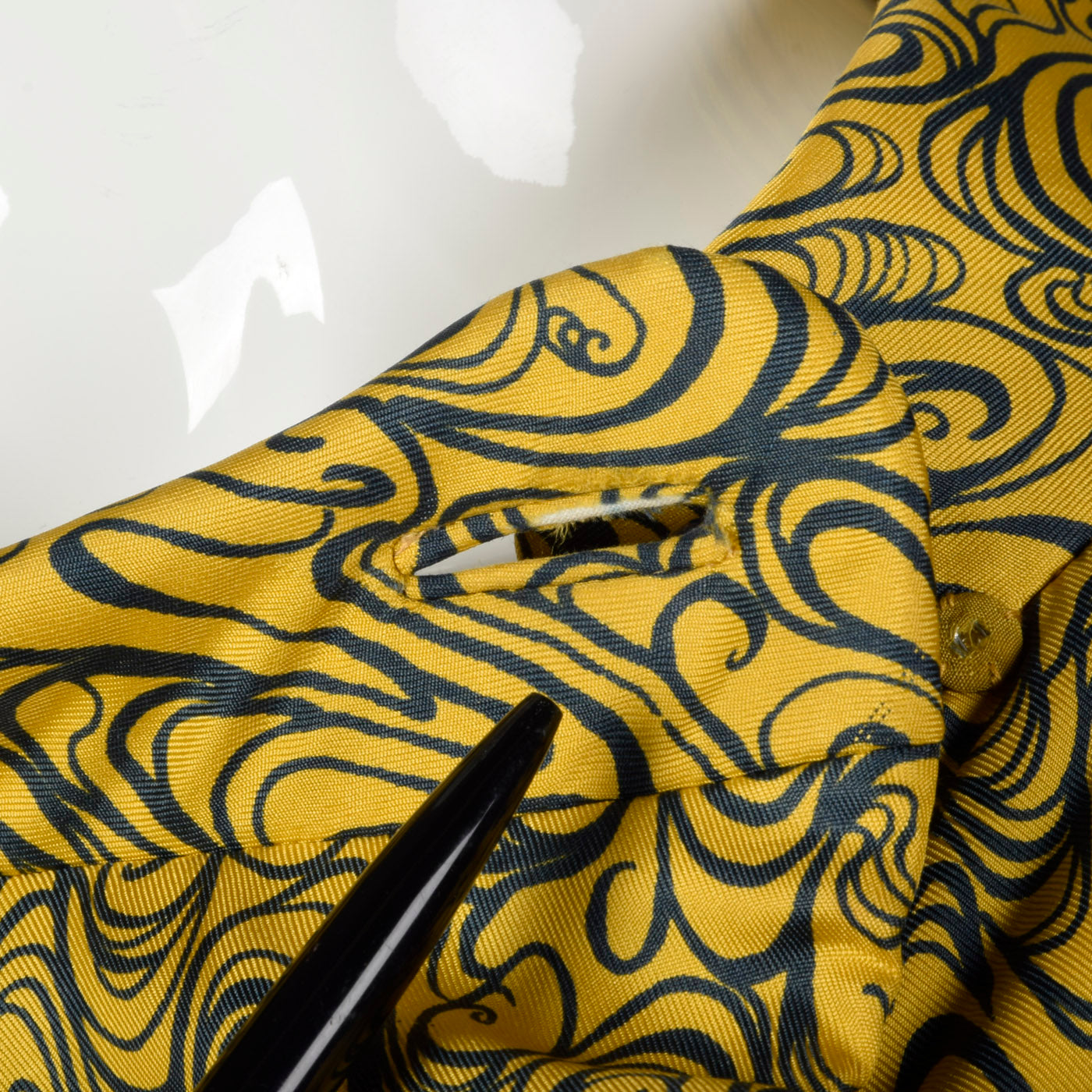 1960s Psychedelic Print Coat Dress