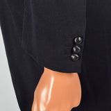 38 1930s Tuxedo Black Wool White Tie Swallowtail Coat