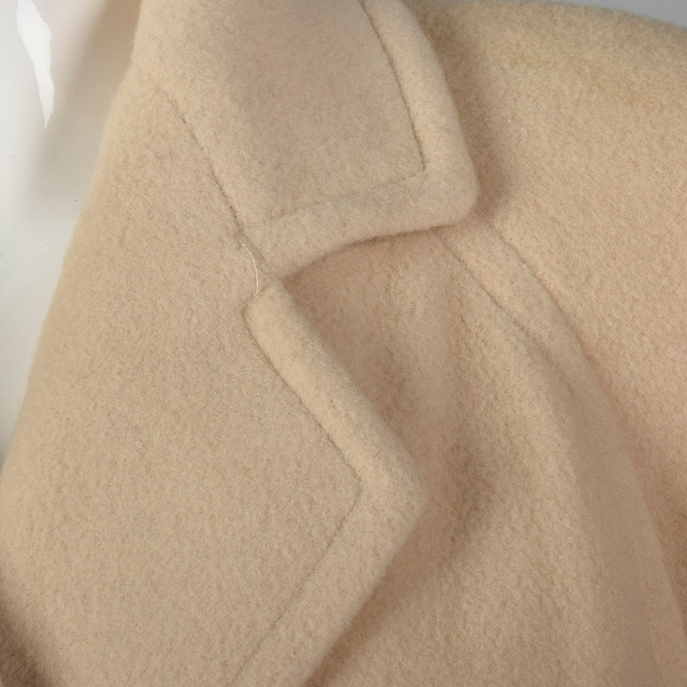 Medium I. Magnin 1980s Cream Cashmere Wrap Coat