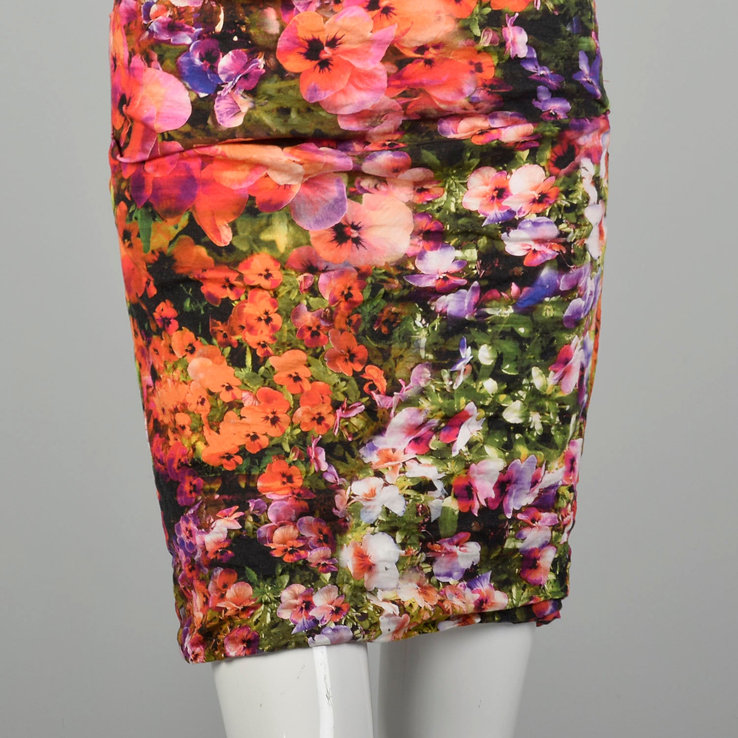 XS Nicole Miller Artelier Floral Mini Dress Summer Sleeveless Designer