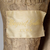 1950s Mink Stole with Large Sleeve Cuffs