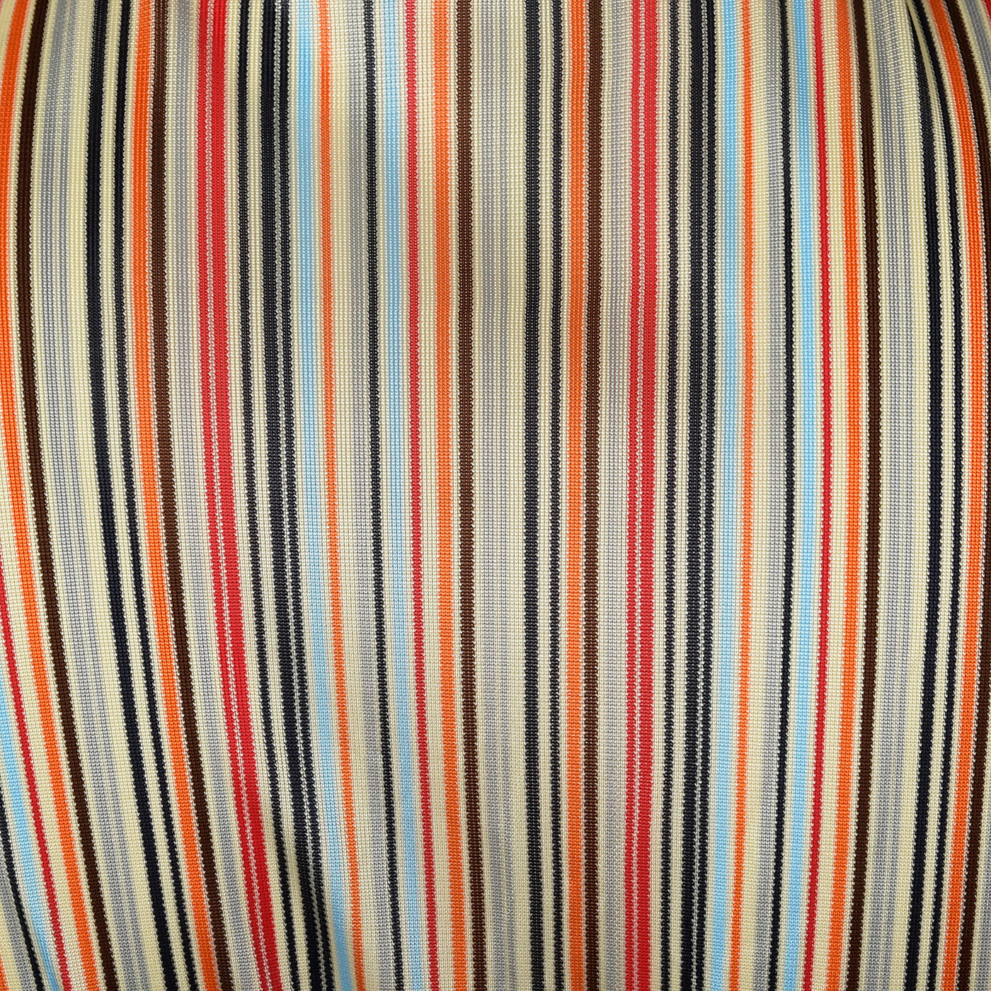 1940s Silky Knit Stripe Dress with Monogram Buttons