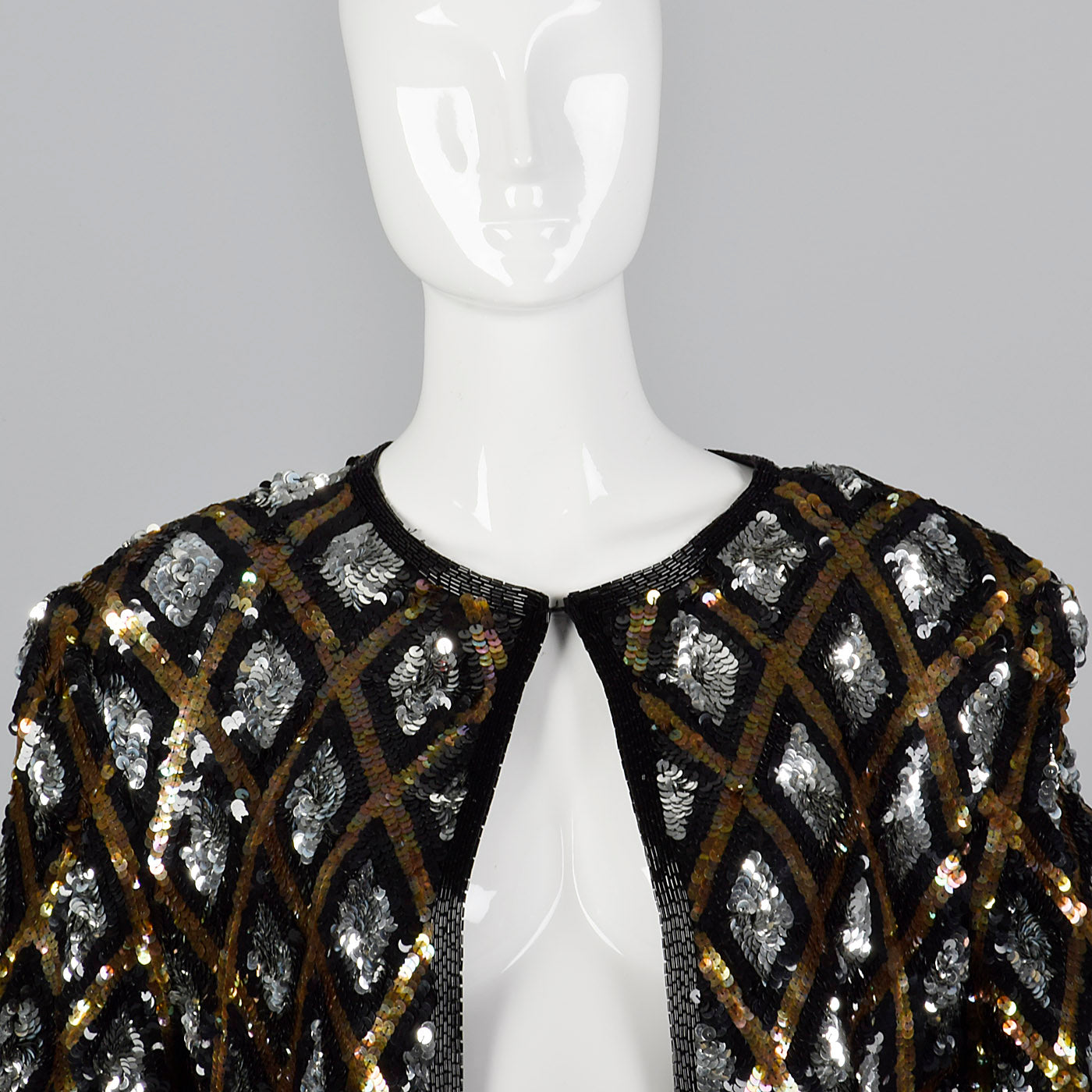 1980s Diamond Sequin Jacket