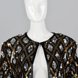 1980s Diamond Sequin Jacket