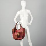 Coach Ltd Ed Ergo Tote Red Hobo Purse