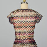 1950s Sheer Ribbon Dress