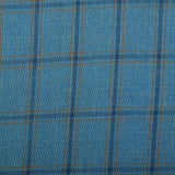 1960s Blue Windowpane Plaid Casual Jacket