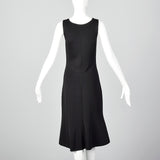 2010s Giorgio Armani Black Knit Dress