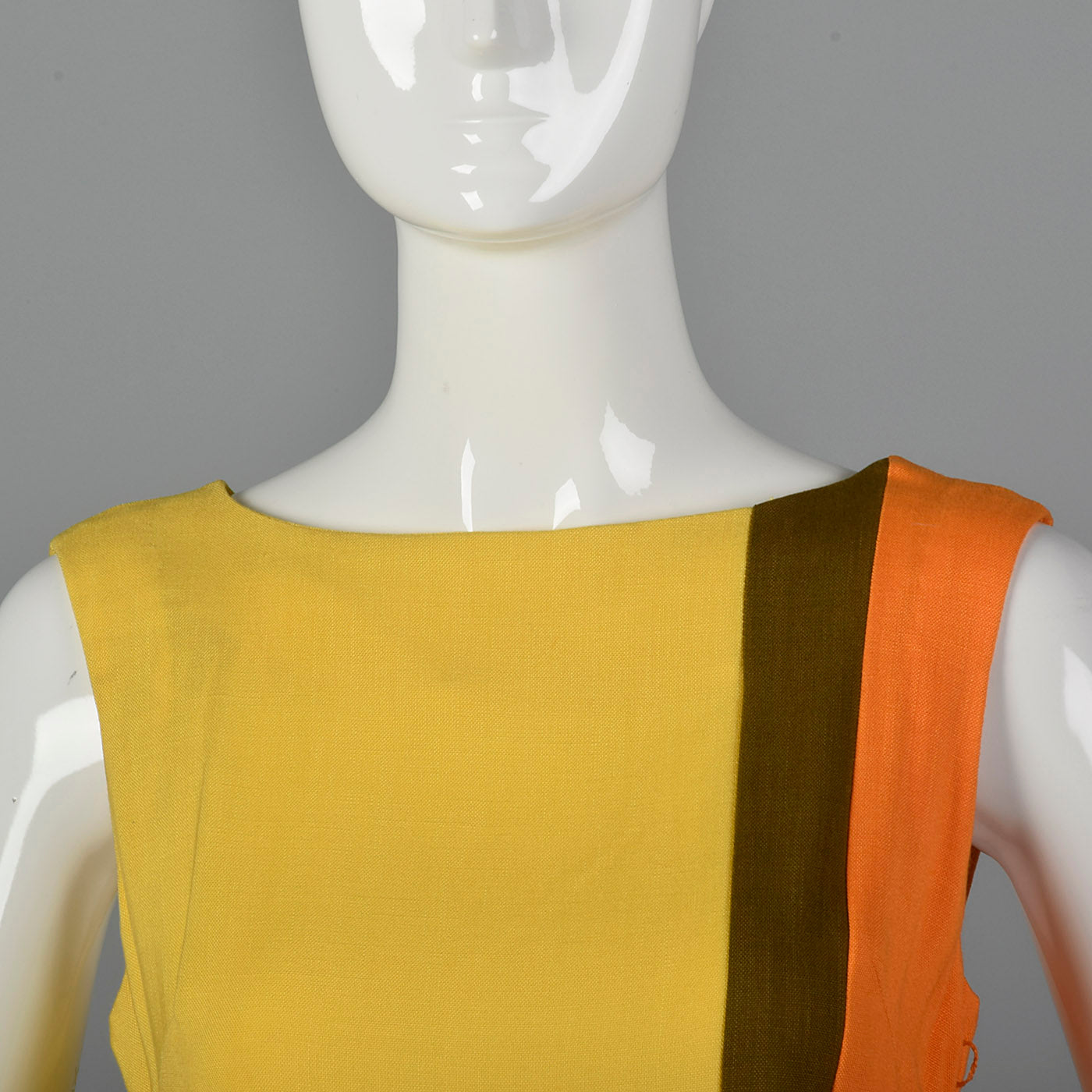 1960s Deadstock Colorblock Shift Dress