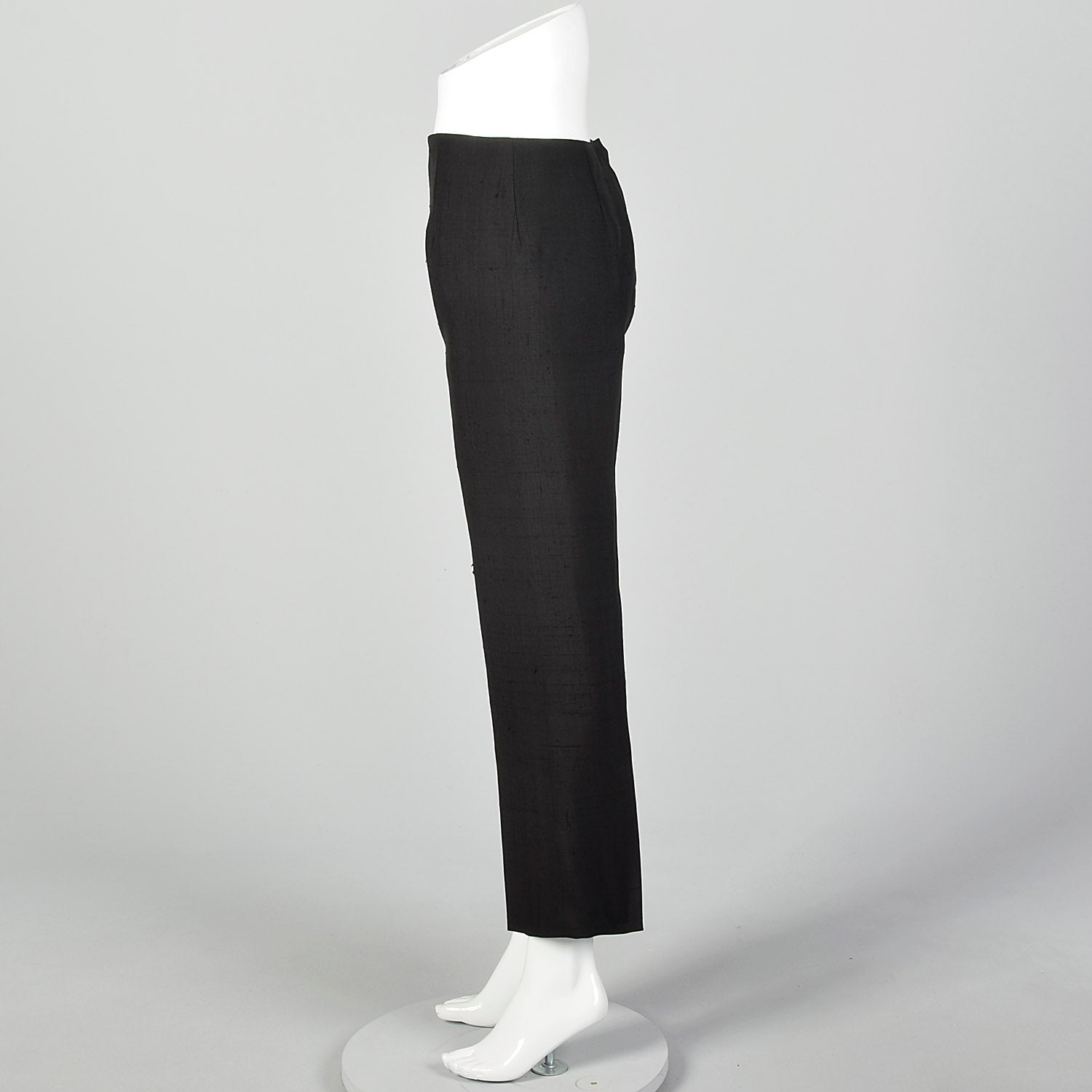 Small 1960s Black Cigarette Pants