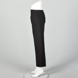 Small 1960s Black Cigarette Pants