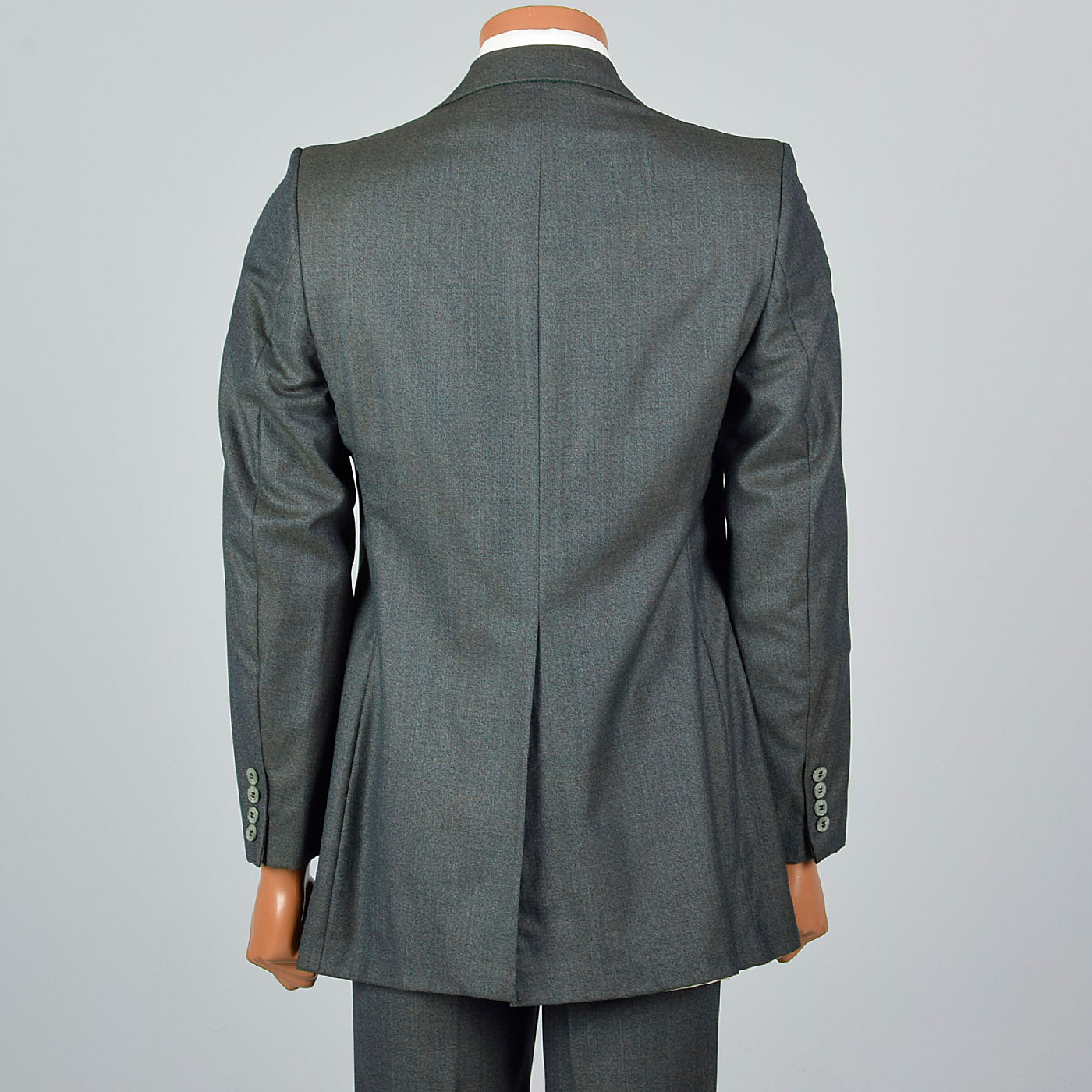 1970s Mens Three Piece Suit in Green