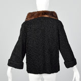 1950s Persian Lamb Jacket with Mink Collar