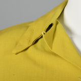 1940s Deadstock Wool Gabardine Shirt