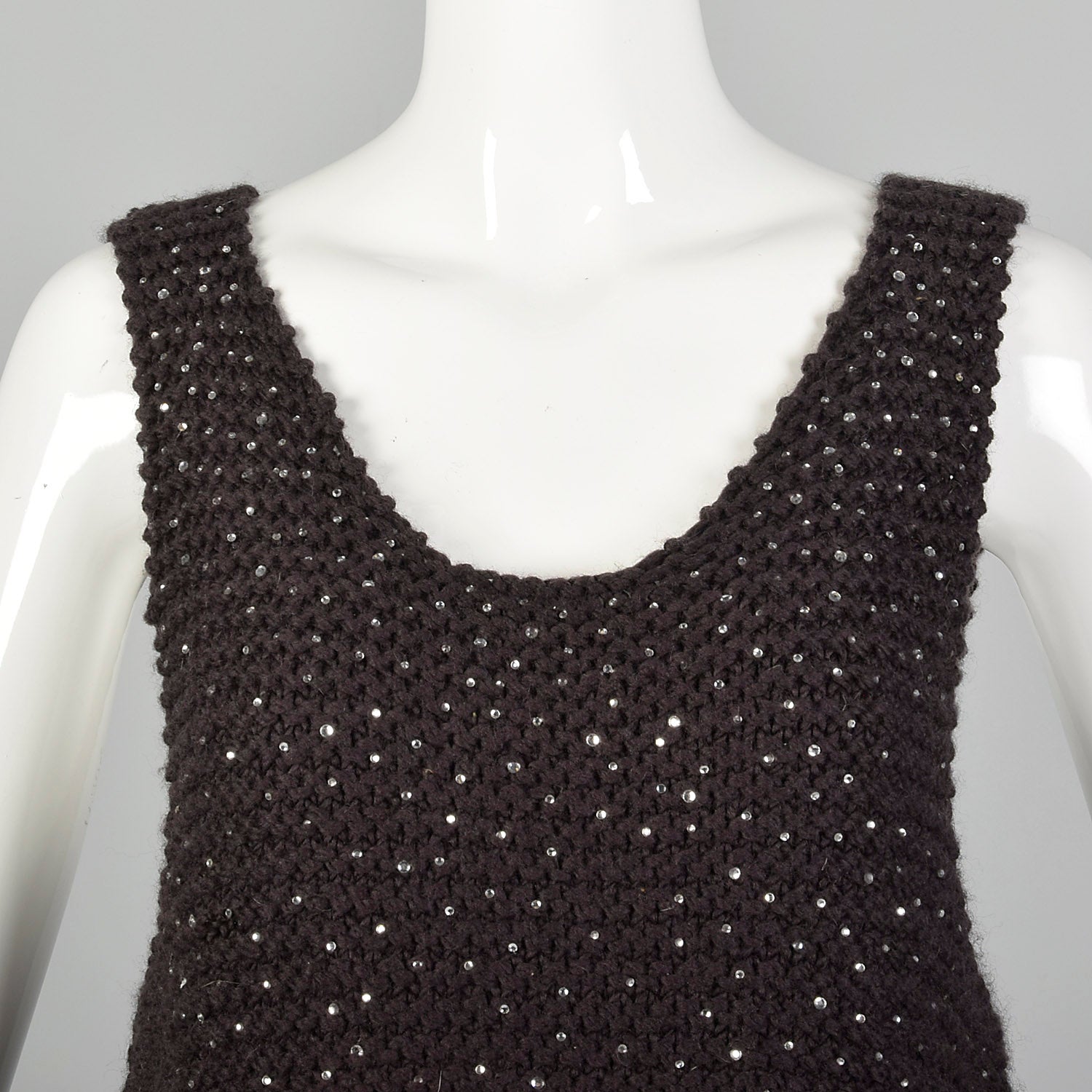 XS Fendi Brown Sweater Vest