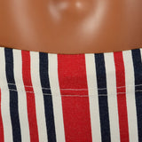 1960s Mens Swim Trunks in Red White & Blue