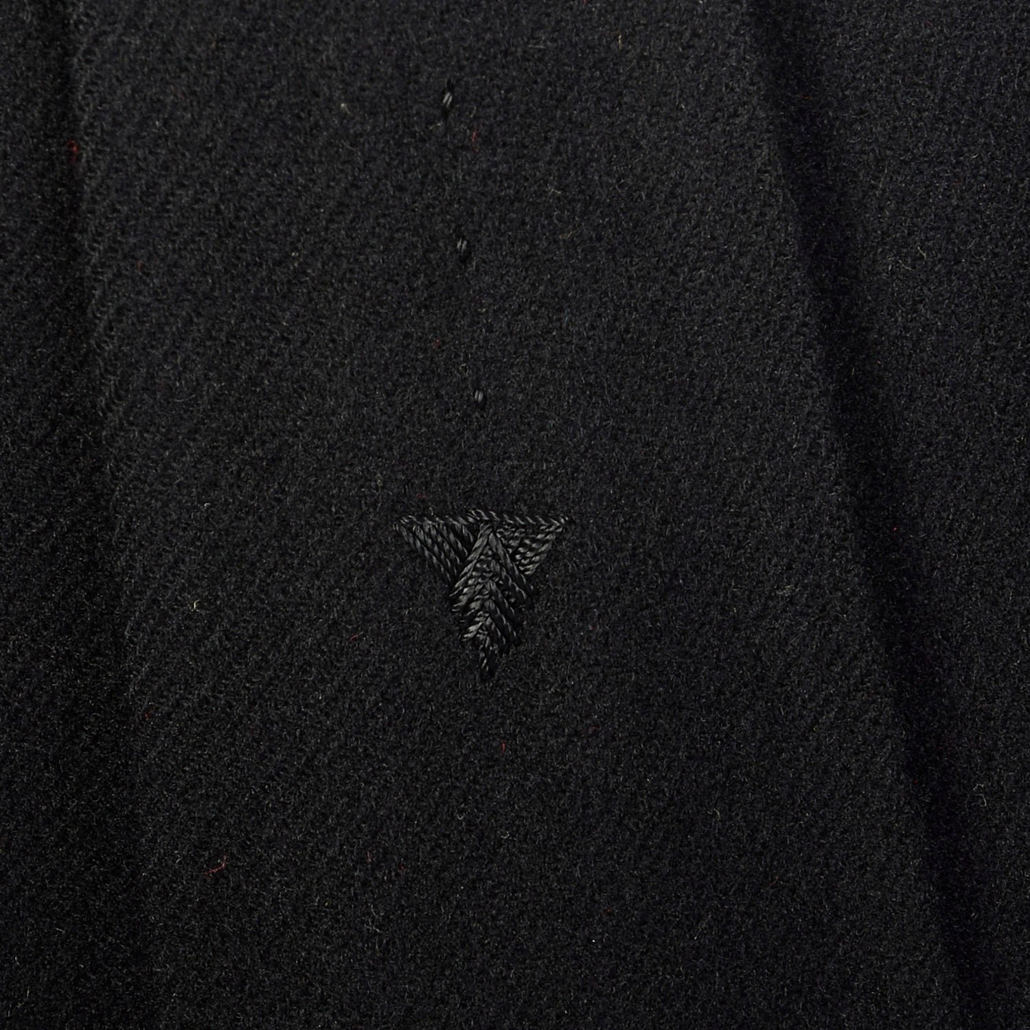 Small 1950s Black Wool Skirt