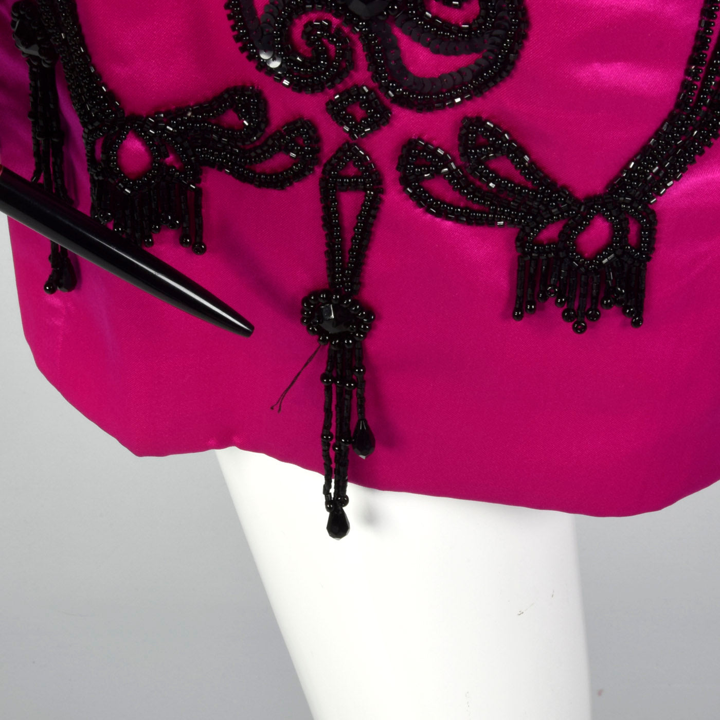 1980s Pilar Rossi Hot Pink Skirt Suit