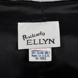 XL 1980s Black Prom Dress Strapless Velvet Plaid Formal Evening