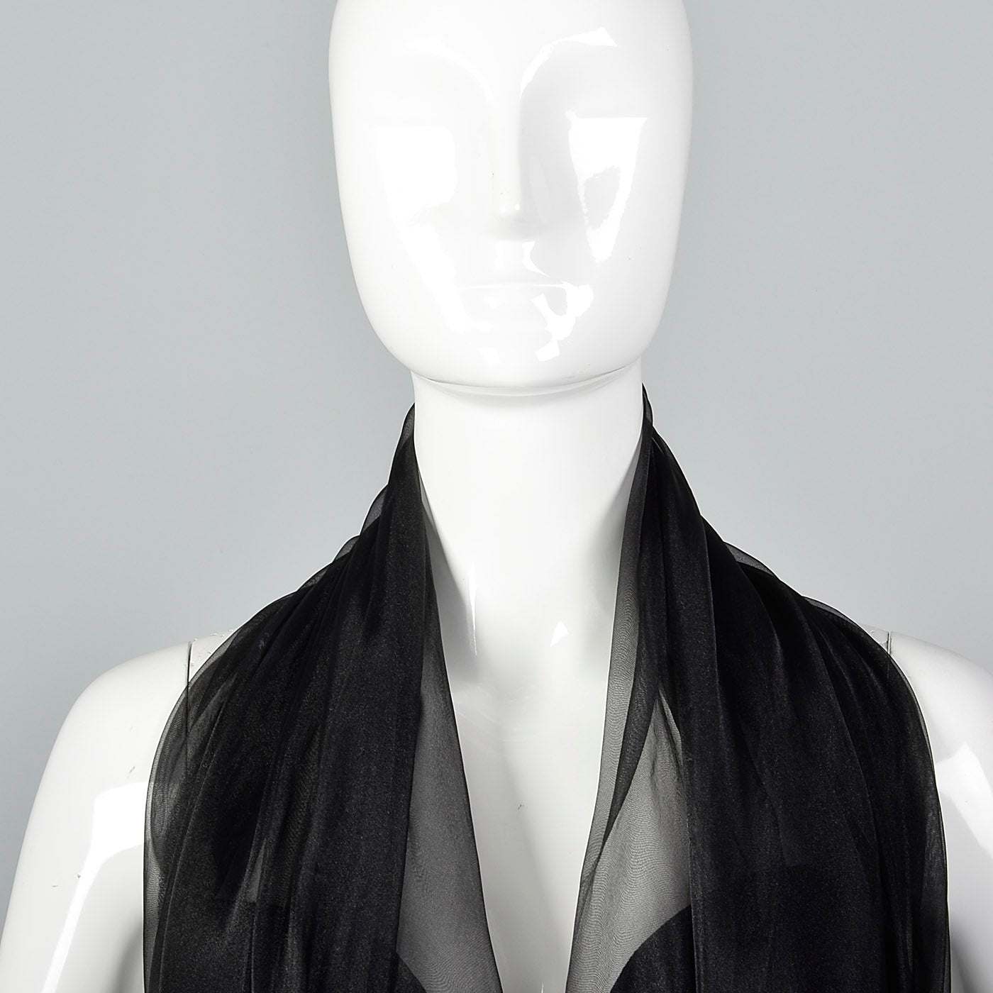 1980s Sexy Halter Dress in Black