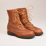 1960s Mens Deadstock Brown Work Boots