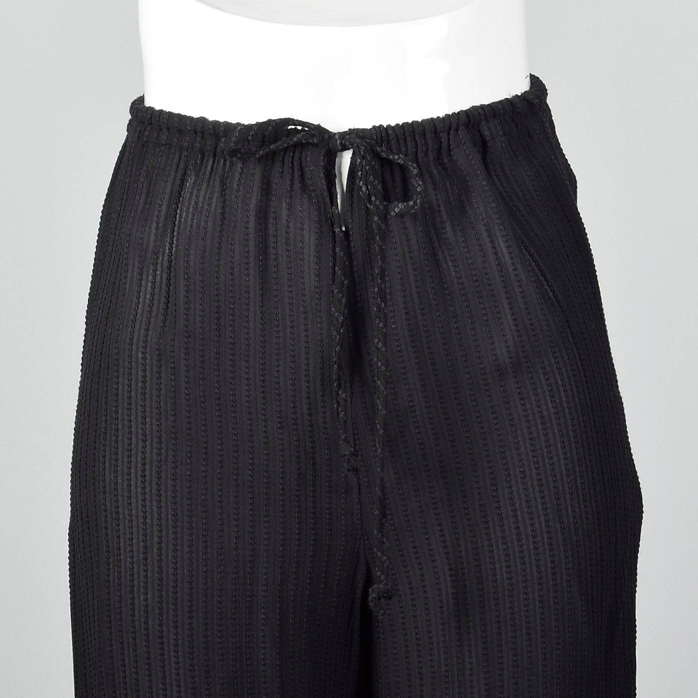 1990s Giorgio Armani Silk Lined Drawstring Pants