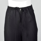 1990s Giorgio Armani Silk Lined Drawstring Pants