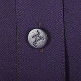 1980s Karl Lagerfeld Purple Wool Midi Dress