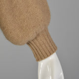 Medium Diane Von Furstenberg 1970s Tan Sweater Dress