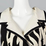 Small-Medium Geoffrey Beene Black and White Mini Dress