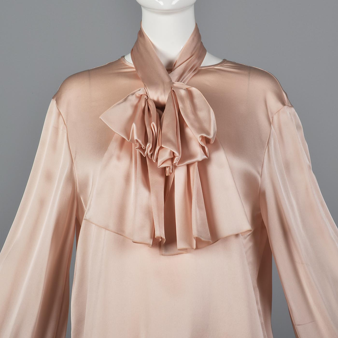 Christian Dior Boutique Numbered Pink Silk Blouse