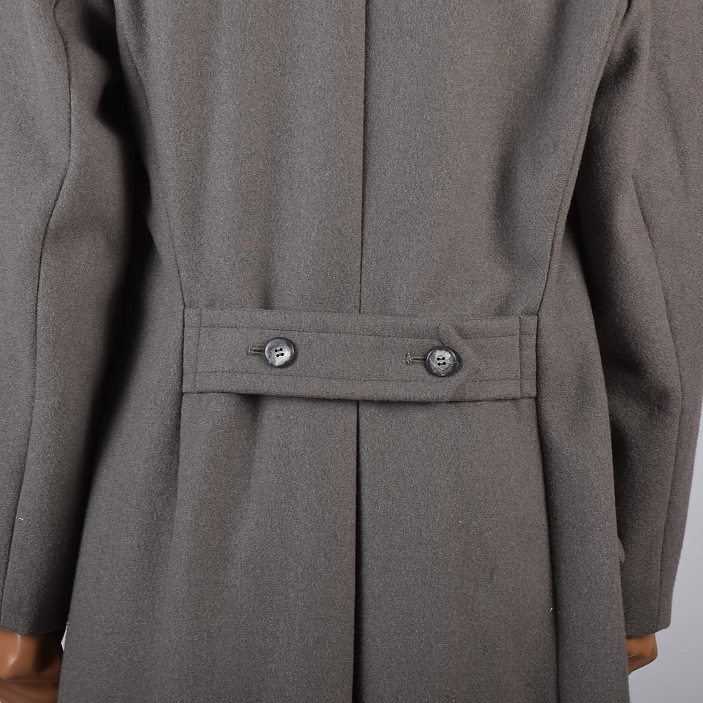 1970s Mens Two Tone Military Style Coat