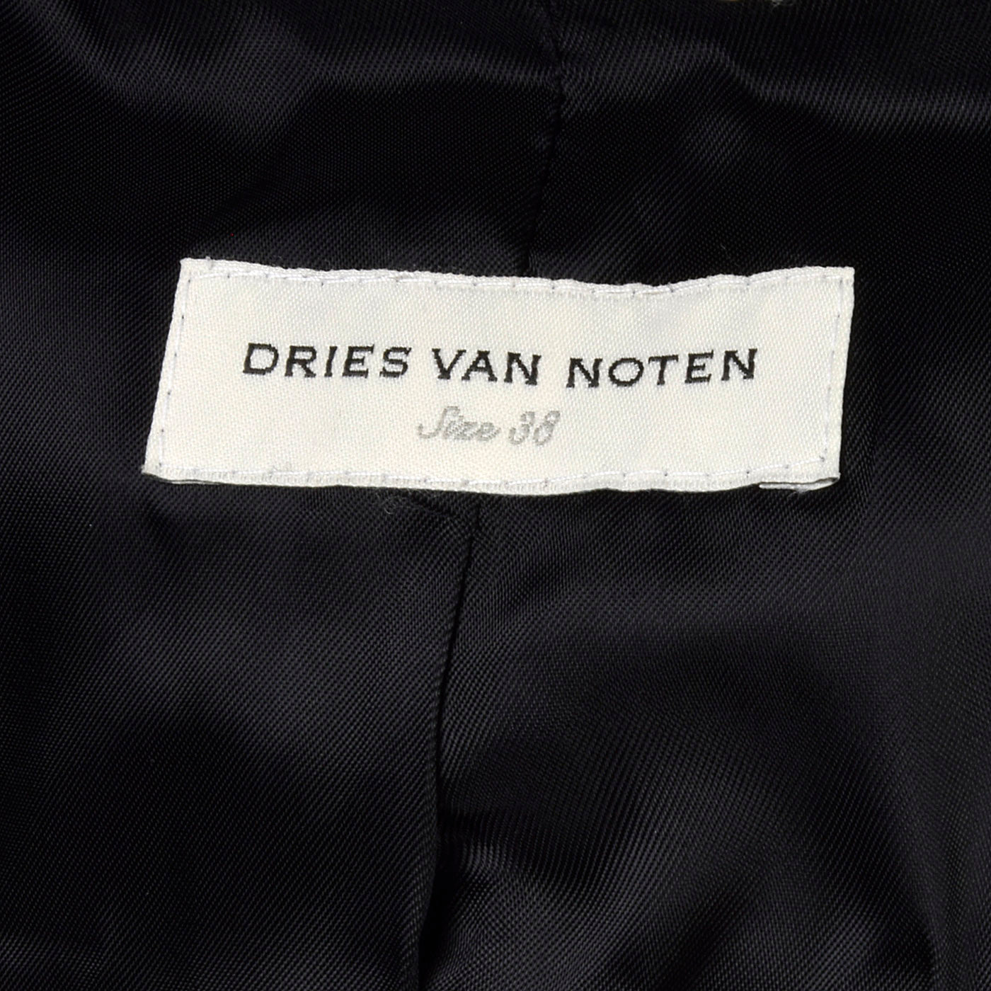 2000s Dries Van Noten Black and White Jacket