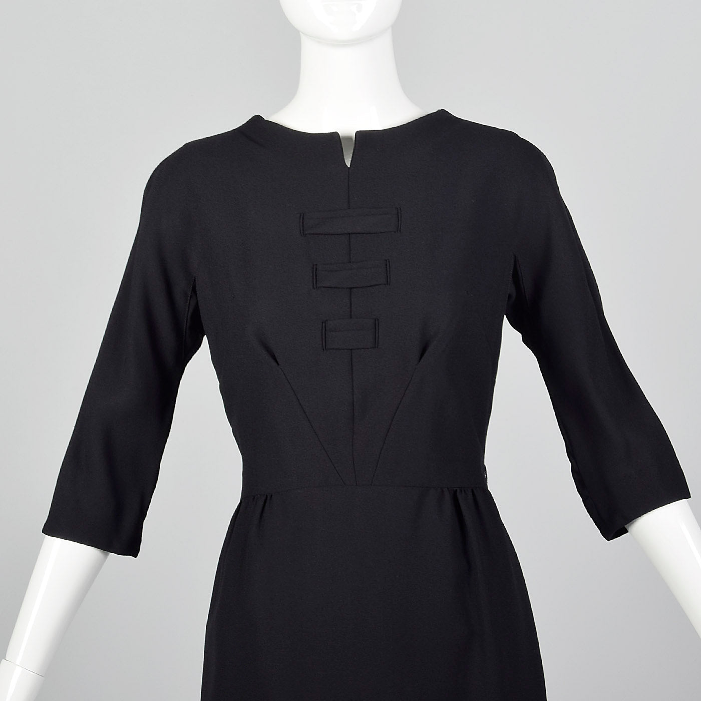 1950s Black Dress