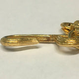 OSFM 1970s Trifari Chain Vest Gold Tone Sexy Fetish Jewelry