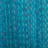 Large 1980s Teal Blue Cardigan Coat