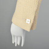 Medium Chanel 1990s Cream Wool Jacket