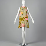 1960s Novelty Frog Print Dress