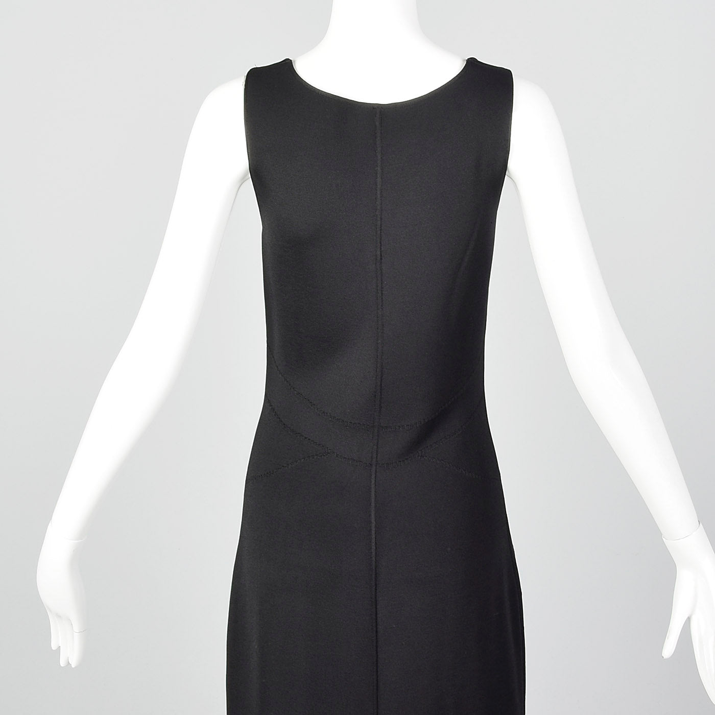 2010s Giorgio Armani Black Knit Dress
