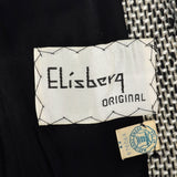 1960s Black and White Tweed Skirt Suit