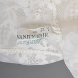 1970s Vanity Fair White Slip