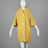 1960s Yellow Jacket with Huge Buttons