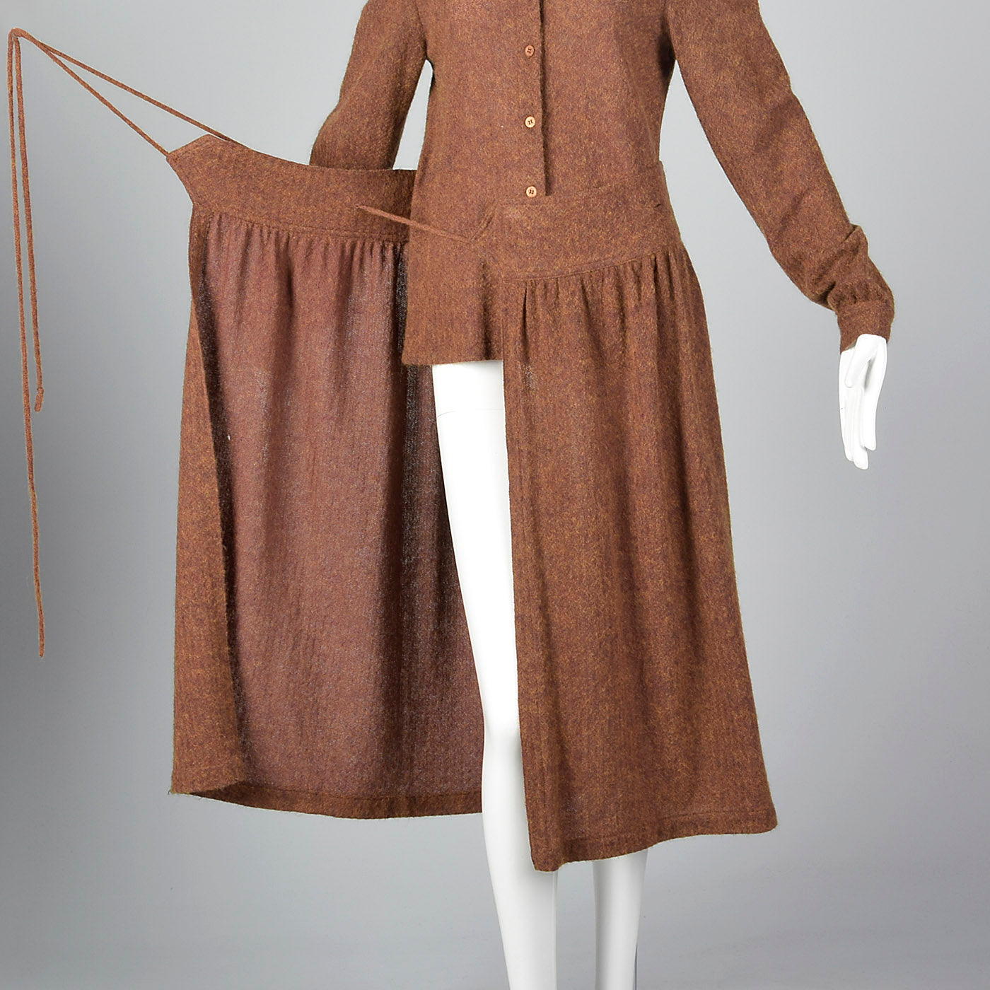Medium Missoni 1970s Brown Wool Separates Set