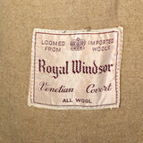 1950s Mens Tan Wool Winter Coat