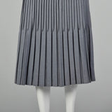 Small 1950s Gray Burlington Mills Pleated Skirt